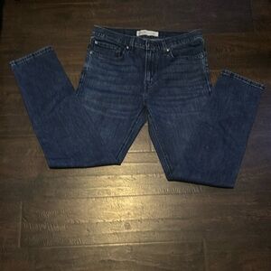 Dark blue jeans, stacked skinny, Signature Levi Strauss & co